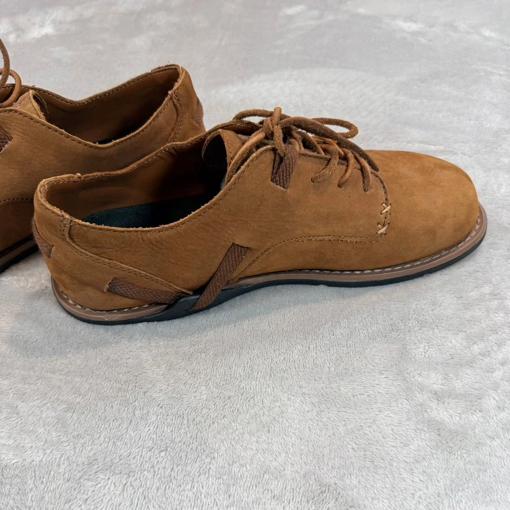 Xero‎ Shoes Mens Alston Barefoot Leather Oxford Dress Shoes Brown 7.5